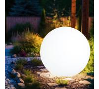 Extérieur Lampe Sphérique Ampoule à Enficher Jardin Boule Lumineuse Bornes Blanc