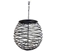 Exterieur Mangeoires pour Oiseaux Mangeoire À Oiseaux en Plein Air Boule Suspendue Distributeur De Nourriture en Maille Outil d'alimentation Jardin Cour Décor Extérieur