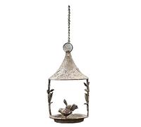 Exterieur Mangeoires pour Oiseaux Mangeoire À Oiseaux Sauvages Mangeoire À Oiseaux Suspendue en Métal pour Les Décorations Extérieures De Jardin