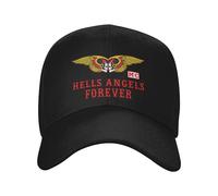Extérieur mouvement visière chapeau Unisexe H Hells Forever A Angels Casquette de baseball Retro Brotherhood Motorcycle Club Dad Hat Pour Hommes Femmes Ajustable Casual Couvre chef Cadeaux de mode