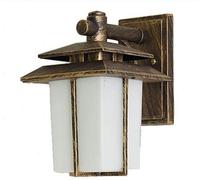 Extérieur mural lanterne Nouveau chinois simple mural léger moulé extérieur imperméable lampe murale en aluminium Verre en aluminium E27 Personnalité Edison Lampe murale de cour imperméable en Chine