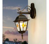Extérieur Murale Antique Cuivre E27 IP44 43cm Haut Rustique Route Éclairage