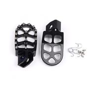 Extérieur Repose-Pieds de Moto adaptés for TTR 90 110 125 250 YZ80 WR 200 500 Pièce Durable(Black)