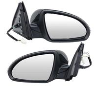 Extérieur Rétroviseurs Complets Pour Kia Pour Optima 2016, 2017 Et 2018, Rabattables Manuellement, 5 Broches Gauche Droit(1 paire)