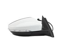 Extérieur Rétroviseurs Complets Pour VW Pour Passat CC 2019-2023, Rétroviseurs Latéraux Rabattables Électriquement (9/15 Fils) Gauche Droit(Blanc,9 fils à droite)