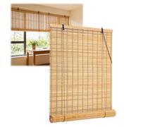 Exterieur Store en Bambou pour Pergola Salon Solarium Bureau, Paravent Enrouleur Interieur Confidentialité, Stores Romains Protection Solaire 160 80 90 50 150 60 110 120 130 cm(W70cm x H200cm)