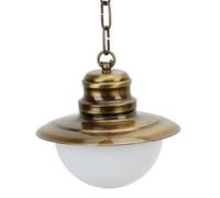 Extérieur Suspension Laiton Verre Parasol Ø20cm Pella Lampe D'Extérieur Balcon