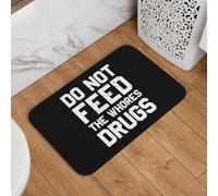 Extérieur Tapis s'il Vous Plaît Ne Donnez Pas De Drogue Aux Prostituées. Lavable Tapis De Bain Durable Paillasson D'Entree pour Chambre Cuisine Bureau 60X40Cm