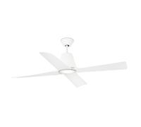 Extérieur Ventilateur plafond Lampe LED Typhoon Blanc Ventilateur Télécommande