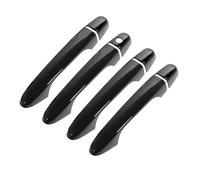 Extérieure Gauche Et Droite Avant Arrière Pour Civic Pour 9e Génération Garniture Couvercle Moulage Poignée Voiture(Gloss Black 2)