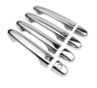 Extérieure Gauche Et Droite Avant Arrière Pour Civic Pour 9e Génération Garniture Couvercle Moulage Poignée Voiture(Silver)