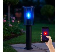 Extérieure Lampadaire Borne Lumineuse Smart LED Variateur App Commande H 45 CM