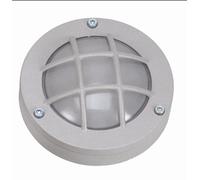 Extérieure Wandleuchte Gris Echt-Messing G9 IP64 Ø 14 CM Rond Keller Escalier