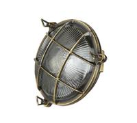 Extérieure Wandleuchte Laiton Maritime Ø 21 CM E27 IP64 Schiffslampe Jardin Haus