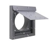 Exterior Dryer Vent Guard - Wall Exhaust Cover for Laundry Ducts | Aluminum Frame with Mesh Screen, Rust-Resistant Airflow Protector, Blocks Rodents Leaves and Outdoor Debris Entry 6.81x6.81x1.22 in