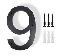 Exterior House Numbers Outdoor Letters Digital 20-30cm 0-9 Apartment Door Number Address Signs On The(Number-9,30cm (12 inches))