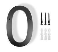 Exterior House Numbers Outdoor Letters Digital 20-30cm 0-9 Apartment Door Number Address Signs On The(Number-0,25cm (10 inches))