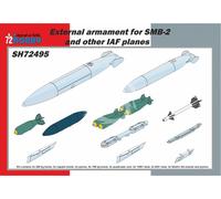 Special Hobby 100-SH72495 - 1/72 - Externe Armement pour SMB-2 Et Autres Iaf Pla