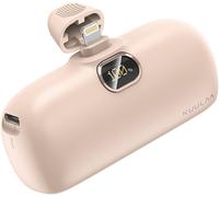 External Battery 5000mah, Small External Battery Quick Charge, Mini Portable Charger Compact And Beautiful, Compatible With Iphone 13/13 Pro/13 Pro /12 Pro/12 Pro /11 Pro (Pink)