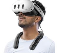 External Battery For Meta Quest 3s/3, 10000 Mah, Neck Strap For 3-5 Hours Playtime, Fast Charger Pd For Vr Oculus Quest 3s/3/2/1/Pro, Pico 4, Htc Vive, Psvr 2 - Black