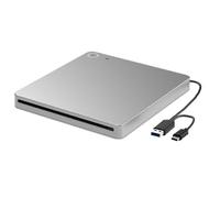 External DVD Drive,USB 3.0 and Type-C CD DVD Drive Player Ultra Slim Slot-in CD DVD Burner