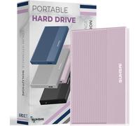 External Hard Drive 120GB HDD Data Backup-2.5"" Memory Expansion Portable USB 3.0 Hard Drive Compatible with Mac,Desktop,PC,PS4,PS5,Game Console (Pink)