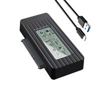 External Hard Drive Adapter - USB Harrd Drive Reader Adapter for 2.5/3.5 , External Hard Drivee Recovery Converter Cable for Data Transfer Backup Computer Laptop Home Office