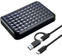 External Hard Drive¿Portable Usb 3.0/ Type-C High-Speed Hdd ¿Compatible With Windows Mac Laptop Pc Desktop Ps4/5 Xbox ¿Slim External Storage Backup For Data Movies Games&Photos (500,Gb)