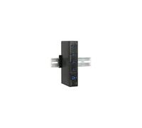 External Industry Hub 4 x USB 3.0 Type-A with 15 kV ESD protection - Concentrateur (hub) - 4 x SuperSpeed USB 3.0 - fixation murale - Tension CC