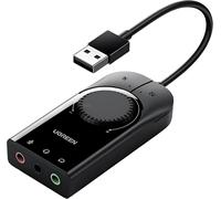 External Sound Card CM129 USB 15cm Black