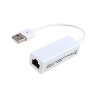 External100mbps USB 2.0 à Rj45 Convertisseur de Carte Adapter Ethernet réseau LAN Network Compatible with M Système d'exploitation Ordinateur Portable Ordinateur Portable Win 10 7 8 XP