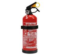 Extincteur 1 kg ABC En Poudre LAMPA Avec Support De Fixation Et Jauge