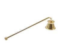 Extincteur à main en acier inoxydable pour bougie en forme de trompette Doré