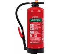 Extincteur à mousse 9l rechargeable classe 43 A 183 B avec mur GLORIA