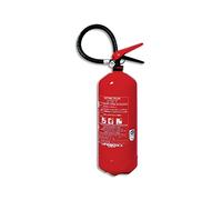 Extincteur à Poudre 6kg Lifebox avec manomètre de Pression pour Feux de BC
