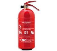 Extincteur à poudre ABC 2kg pression permanente rouge J421 G
