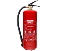 Extincteur à poudre - UN - 4 kg - ABC - Réservoir en acier - Valve en laiton - Indicateur de pression - Rechargeable