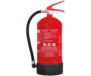 Extincteur à pression permanente à poudre ABC avec manomètre 9kg ANAF - 16459