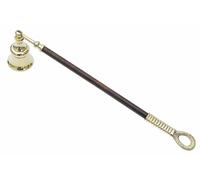 Extincteur de bougie, laiton avec poignée en bois, 26 cm