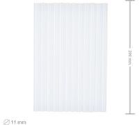 Extol Pistolet à colle bâtons fondants transparent 11x200mm env. 50pcs - 1 pack