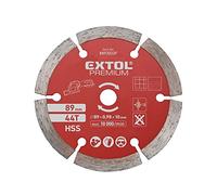 Extol Premium Disque à tronçonner diamant, ∅89x1,0x10mm