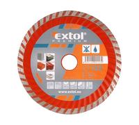 EXTOL PREMIUM TURBO Disque diamant, granit/céramique, 180 × 22,2 mm 108754