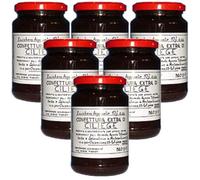 Extra cherry jam San Benedetto Montepulciano jam - Italian Artisan Product (6 pots 380 grammes)
