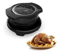 Extra Crisp Cookeo,Couvercle Air Fryer,Recettes Croustillantes,Cuisson Sans Huile,4 Programmes,Température Réglable,Compatible Ave