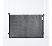 Dreambaby Barrière de sécurité rétractable EZY-Check Maille extra-large 60-140 cm H90 cm Noir