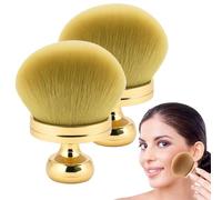 Extra Large Body Makeup Brush, 7.4cm Self Tanner Back Applicator, Kabuki Brush, Body Makeup Brush for Bronzers Blend Self Tanning Applicator for Legs, Face, Body Coverage Perfector (2PCS)
