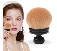 Extra Large Body Makeup Brush for Self Tanner, 3 In Wide-headed Kabuki Brush for Bronzers Blend Self Tanning Applicator, Instant Tan Application for Flawless Makeup (Black-B)