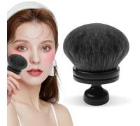 Extra Large Body Makeup Brush for Self Tanner, 3 In Wide-headed Kabuki Brush for Bronzers Blend Self Tanning Applicator, Instant Tan Application for Flawless Makeup (Black)