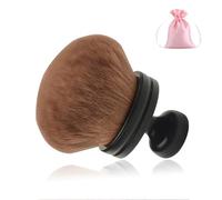 Extra Large Body Makeup Brush for Self Tanner, Body Makeup Brush for Legs, Leg Makeups & Bronzer Self Tan Applicator, Blend and Blur Body Brush, Includes Drawstring Bag (Black)