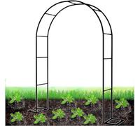 Extra Large Garden Arch 300/350 cm - Rose Arch for Climbing Plants, Wedding Arch Support, Elegant Pergola for Outdoor Decor, Durable Metal Trellis.